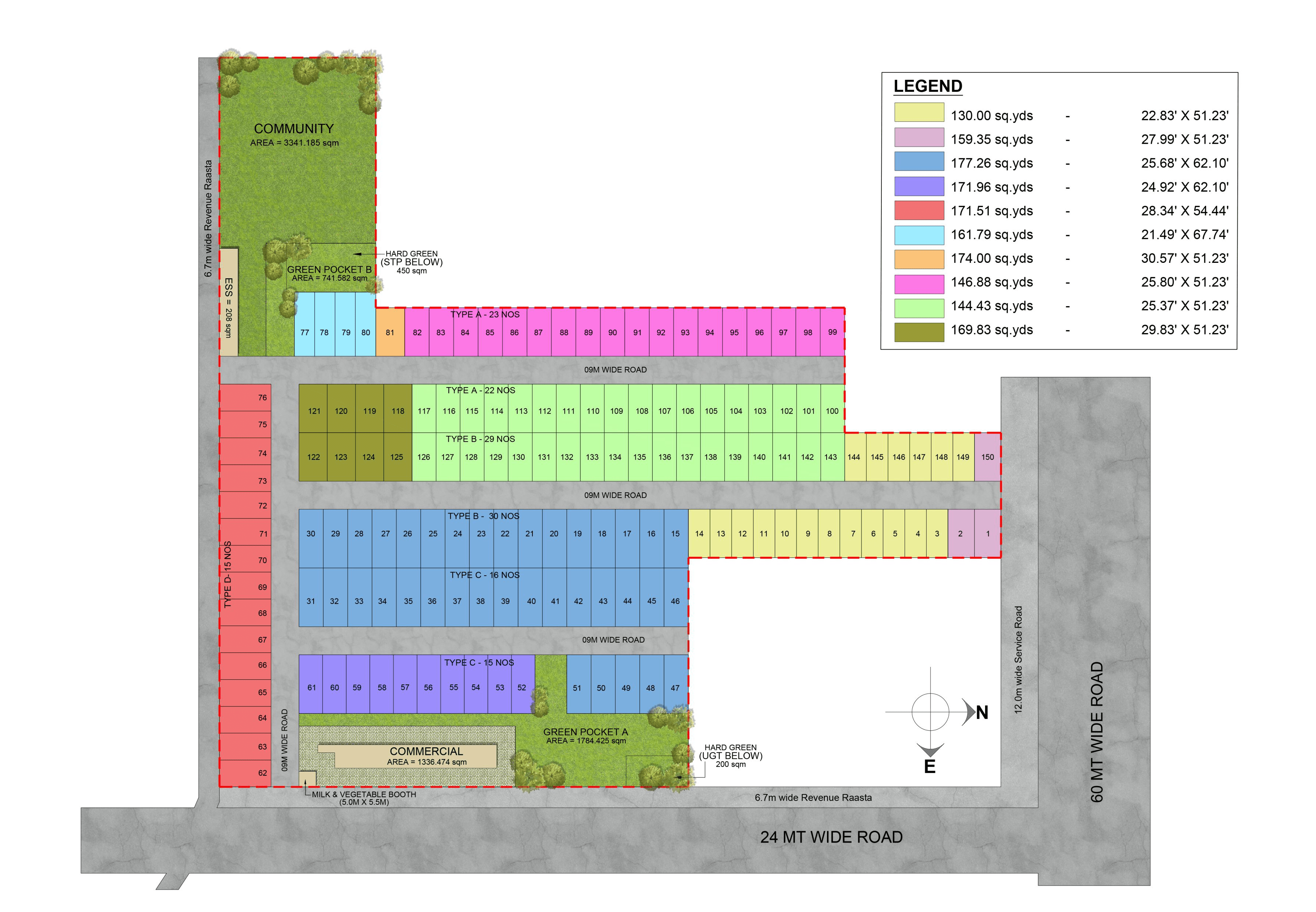Master Plan Gulmohar Residences
